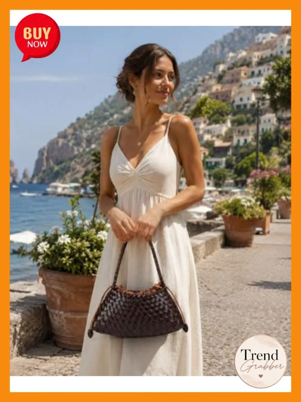 Vintage Hobo Purse Woven Shoulder Bag Trendy Bucket Underarm Bag with Removable